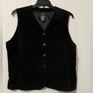 Oakbrook Ladies’ Leather Vest XL Black